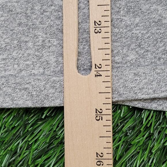 Vintage 90s Navy Football Shirt Medium 19x25 Gray Spellout - Picture 8 of 13